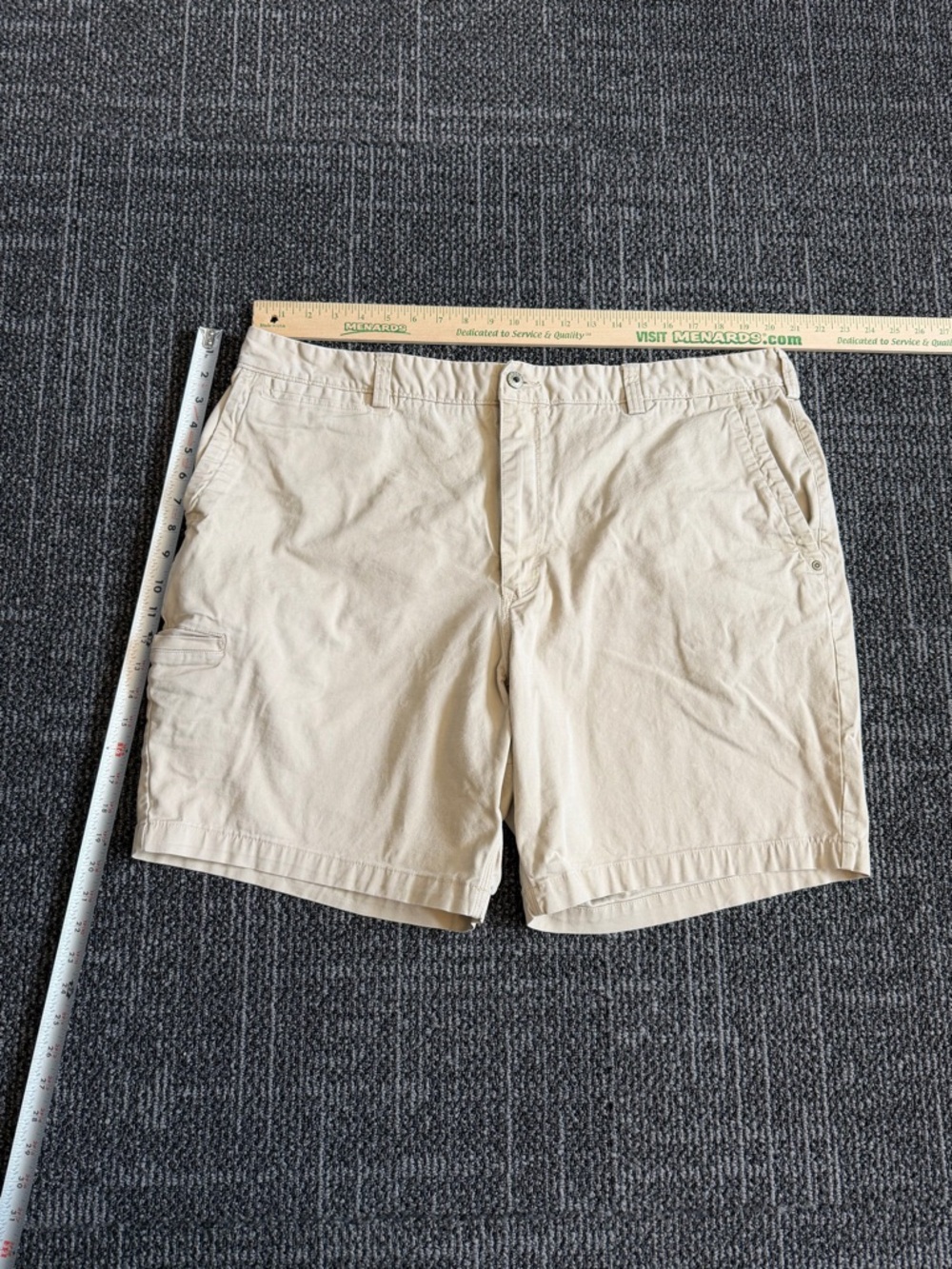 Men's DuluthFlex Ballroom Khaki Relaxed Fit Sz 42 Shorts